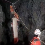 Turchia, il momento del salvataggio dello speleologo
