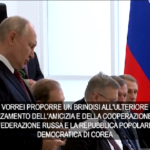 Putin a Kim: “Brindiamo al rafforzamento dell’amicizia tra i nostri paesi”