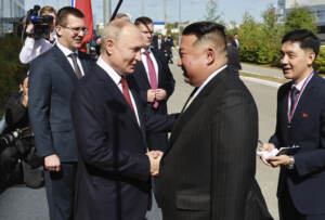 Russia, Putin incontra Kim Jong-Un al cosmodromo di Vostochny