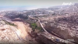 Alluvioni in Libia, Derna semi-distrutta: le immagini dal drone