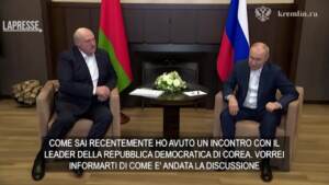 Russia, faccia a faccia tra Putin e Lukashenko