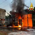 Como, incendio nella centrale elettrica Terna di Solbiate con Cagno