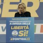 Pontida, Le Pen: “Con Salvini al Viminale l’Europa guardava Italia con ammirazione”