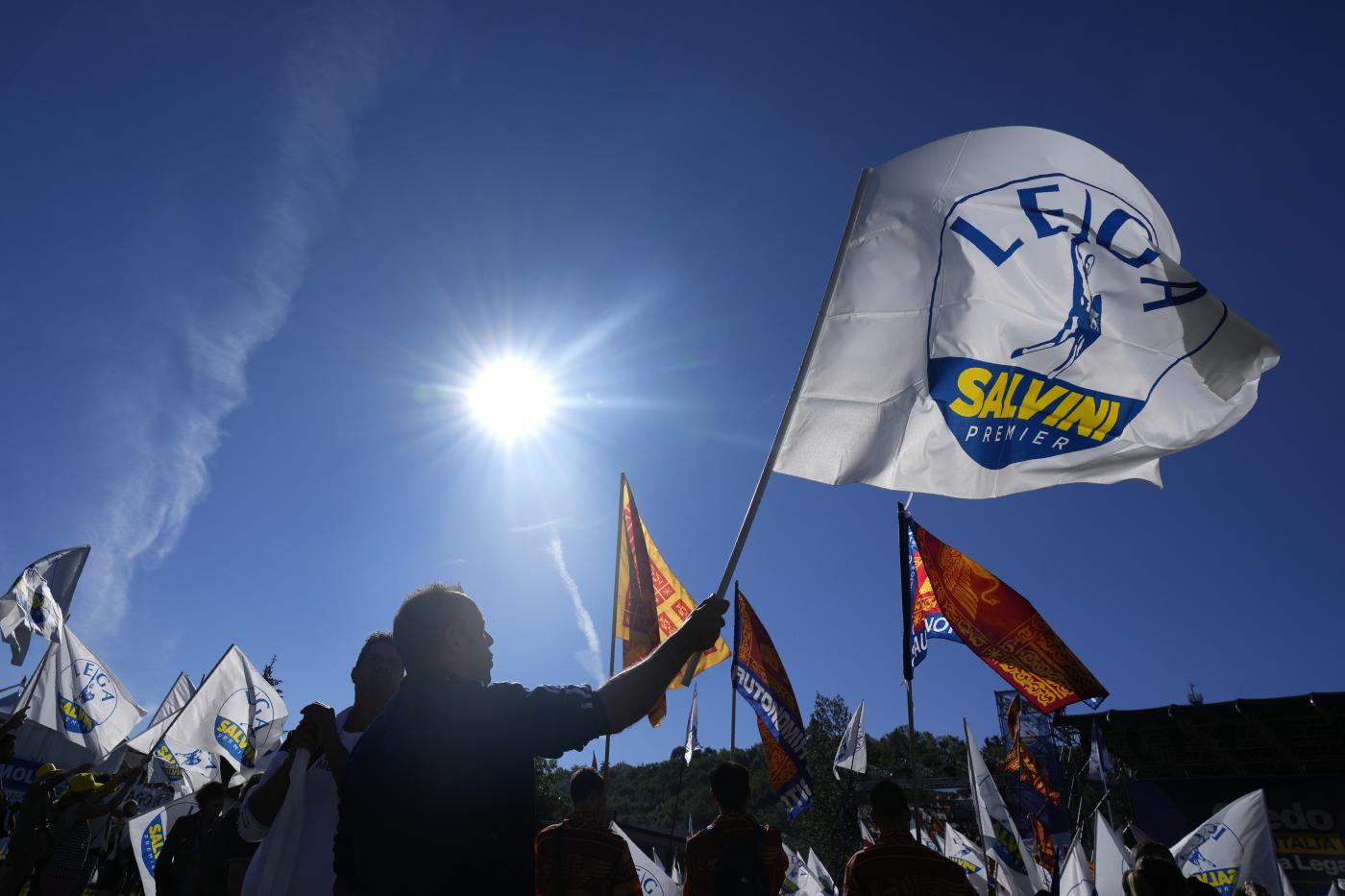 pontida al via la seconda giornata del raduno della lega