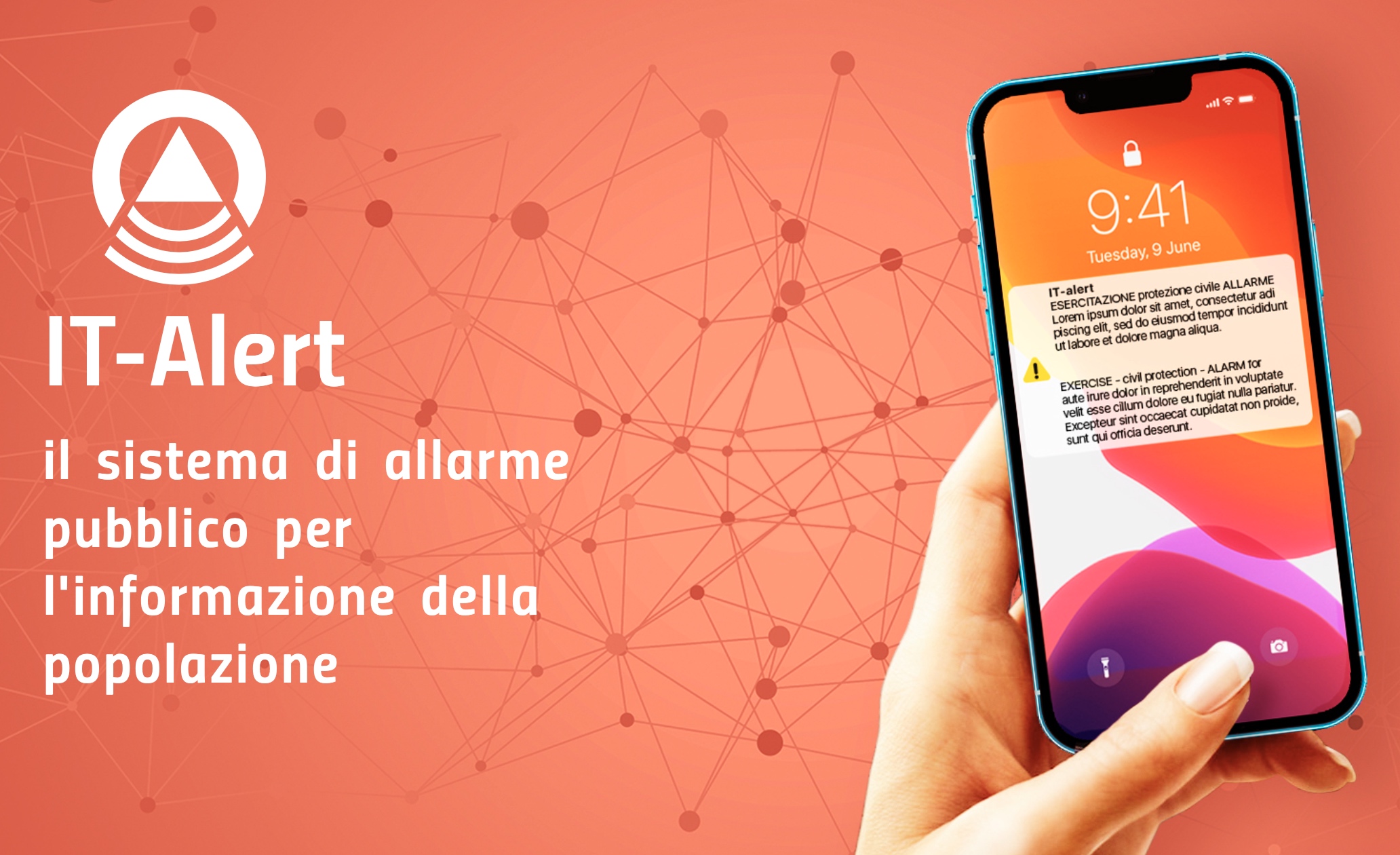 Protezione Civile, eseguito nel Lazio test IT-alert