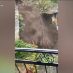 Maltempo sul lago di Como, colata di fango a Blevio