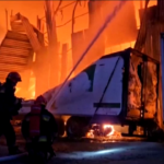 Ucraina, magazzino colpito da drone russo a Leopoli