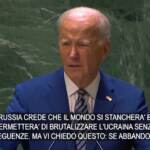 Ucraina, Biden all’Onu: “Fermare Russia per scoraggiare altre aggressioni”