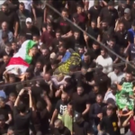 Cisgiordania, in migliaia a funerali di tre palestinesi uccisi