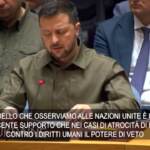 Onu, Zelensky: “Serve riforma diritto di veto, Russia blocca tutto”