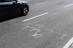 Incidente in viale Forlanini in cui una donna in bici è stata travolta e uccisa da un taxi