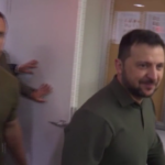 Zelensky lascia la sede Onu dopo il suo discorso all’Assemblea generale