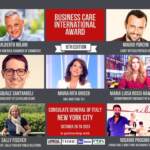 Italia-Usa, a New York la 6a edizione del “Business Care International Award”