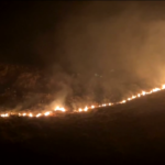 Incendi a Palermo, cinta di fuoco tra Terrasini e Montelepre