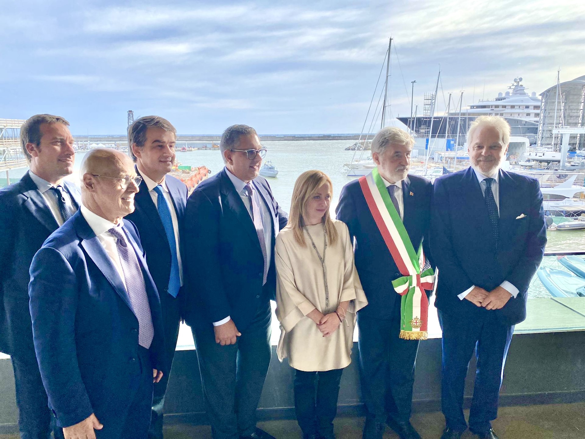 Webuild, diga Foranea Genova: Salini presenta lavori a premier Meloni
