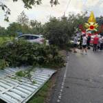 Maltempo, tromba d’aria a Pregnana Milanese