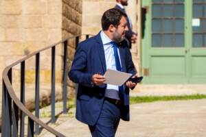 Matteo Salvini a Barcellona - vertice Ministri dei Trasporti dell\'Unione Europea