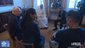 Papa Francesco incontra rappresentanti di Sos Méditerranée a Marsiglia