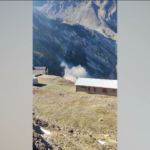 Val Formazza, un video coglie il momento della frana
