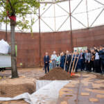 Milano, posata la prima pietra del Gasometro all’interno del futuro nuovo campus Bovisa-Goccia del Politecnico