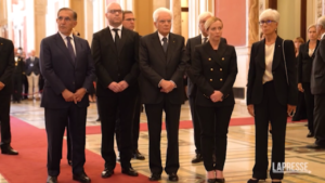Funerali Napolitano, Meloni alla Camera per le esequie di Stato