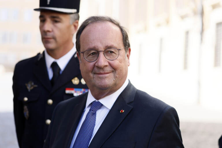 Giorgia Meloni a Montecitorio per i funerali di Stato di Giorgio Napolitano