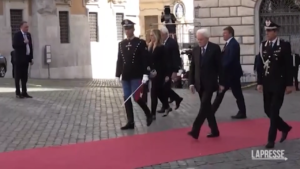 Funerali Napolitano, l’arrivo di Mattarella