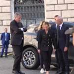 Funerali Napolitano, l’arrivo di Giorgia Meloni
