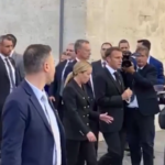 Italia-Francia, Meloni e Macron entrano a palazzo Chigi