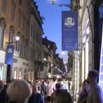 Golf, Ryder Cup: spettacolo a Roma, foto e sfilata in piazza di Spagna