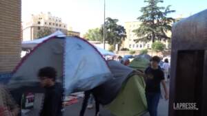 Caro affitti a Roma, studenti in protesta: in tenda davanti a rettorato Sapienza