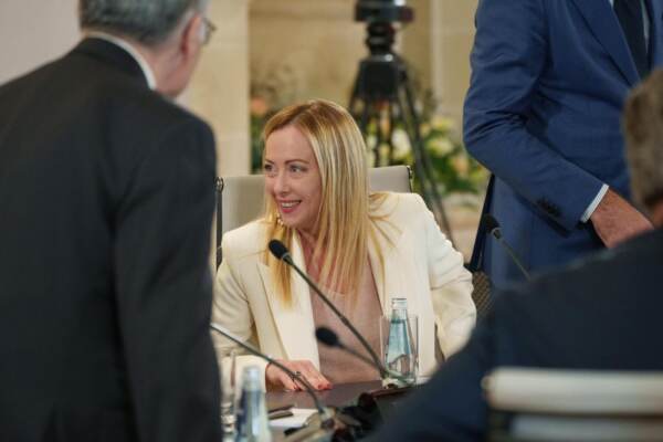 La presidente del Consiglio Giorgia Meloni a Malta per la riunione del Med9