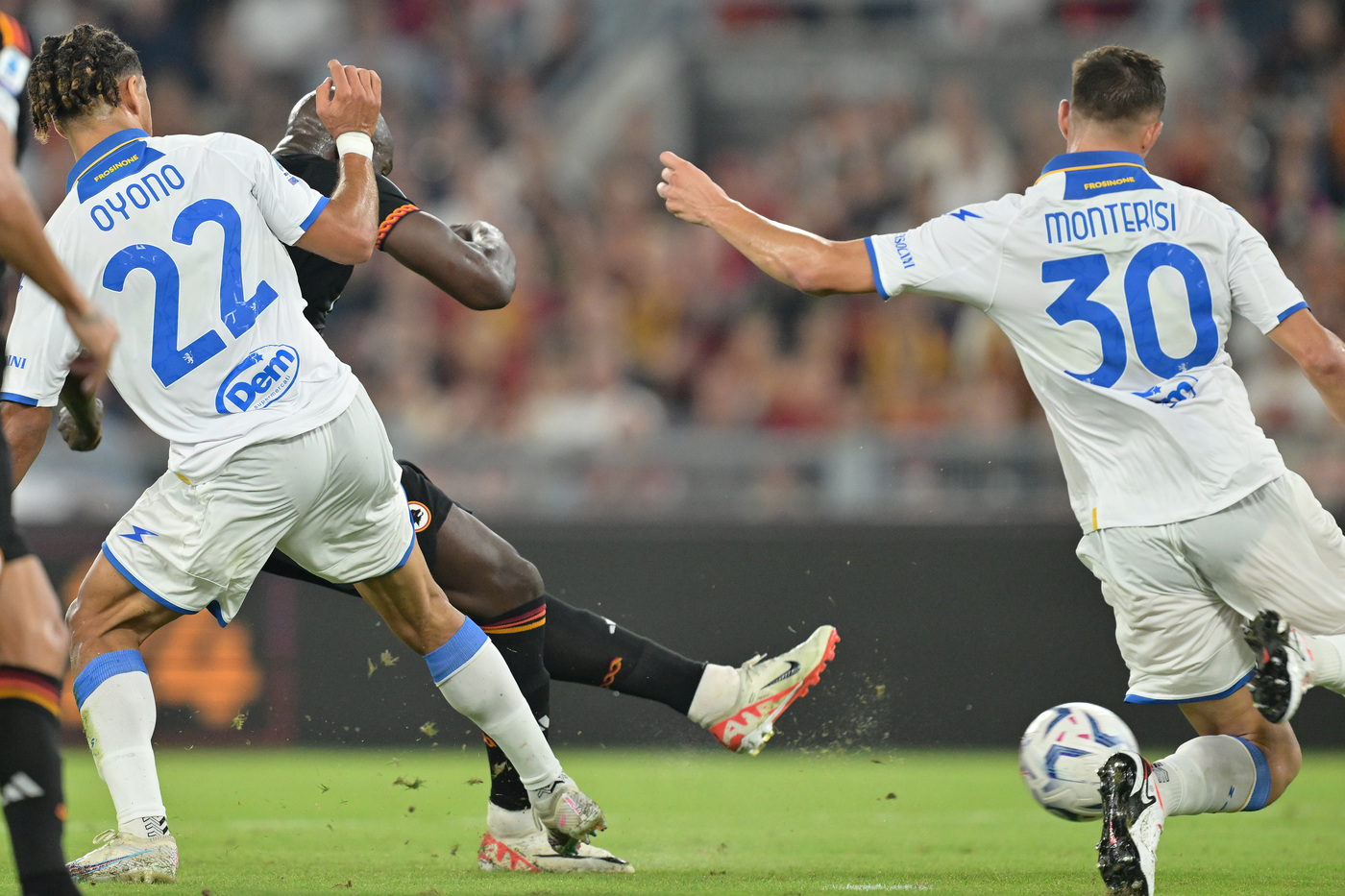 Roma-Frosinone 2-0, Lukaku e Pellegrini ridanno fiato a Mou