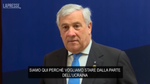 Ucraina, Tajani a Kiev: “Vogliamo raggiungere pace giusta”