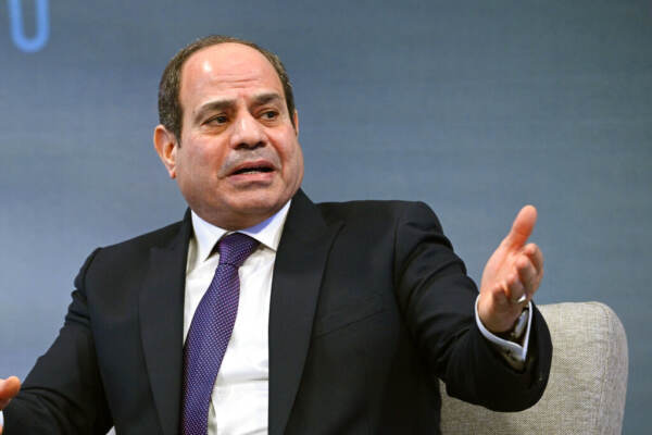 al-Sisi: “No ad allargamento conflitto, applicare soluzione due Stati”