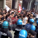 Torino, nuove cariche in piazza Castello contro manifestanti anti-Meloni