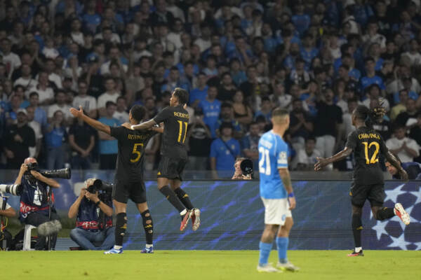 Napoli vs Real Madrid - Champions League 2023/2024 AP