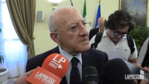 Campi Flegrei, De Luca: “Letto bozza, decreto è serio”