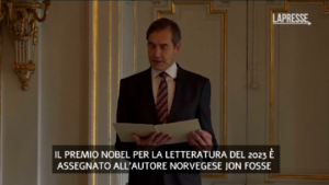 Nobel, Jon Fosse premio per la letteratura: l’annuncio