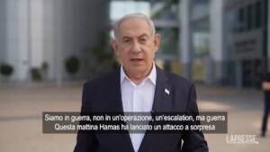 Medioriente, Netanyahu: “Siamo in guerra”