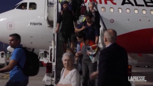 Medioriente, evacuati da Israele arrivano in Albania