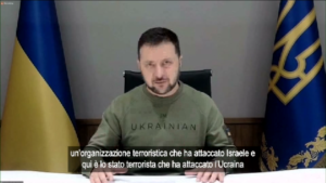 Zelensky compara l’attacco di Hamas all’invasione russa