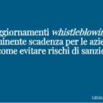 Whistleblowing, Grimaldi Alliance pubblica documento su adempimenti per aziende