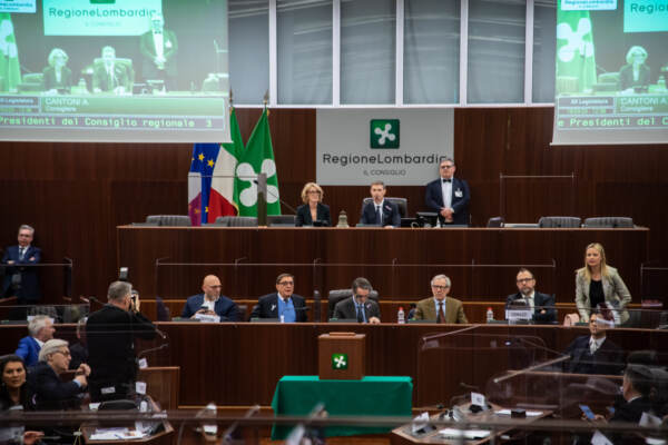 Prima seduta della nuova legislatura del Consiglio regionale della Lombardia