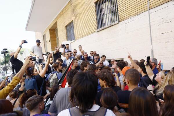Roma - Manifestazione studentesca per la Palestina
