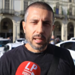Sciopero taxi, la protesta a Torino