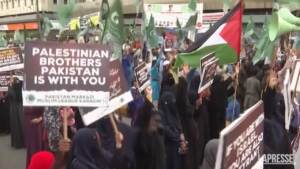 Pakistan, a Karachi manifestazione a sostegno dei palestinesi