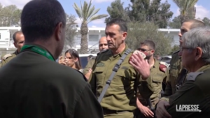 Israele, il Capo di stato maggiore dell’esercito incontra i riservisti