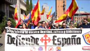 Barcellona, estremisti di “Democracia Nacional” in piazza