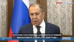 Israele, Lavrov: “Stop immediato al conflitto”